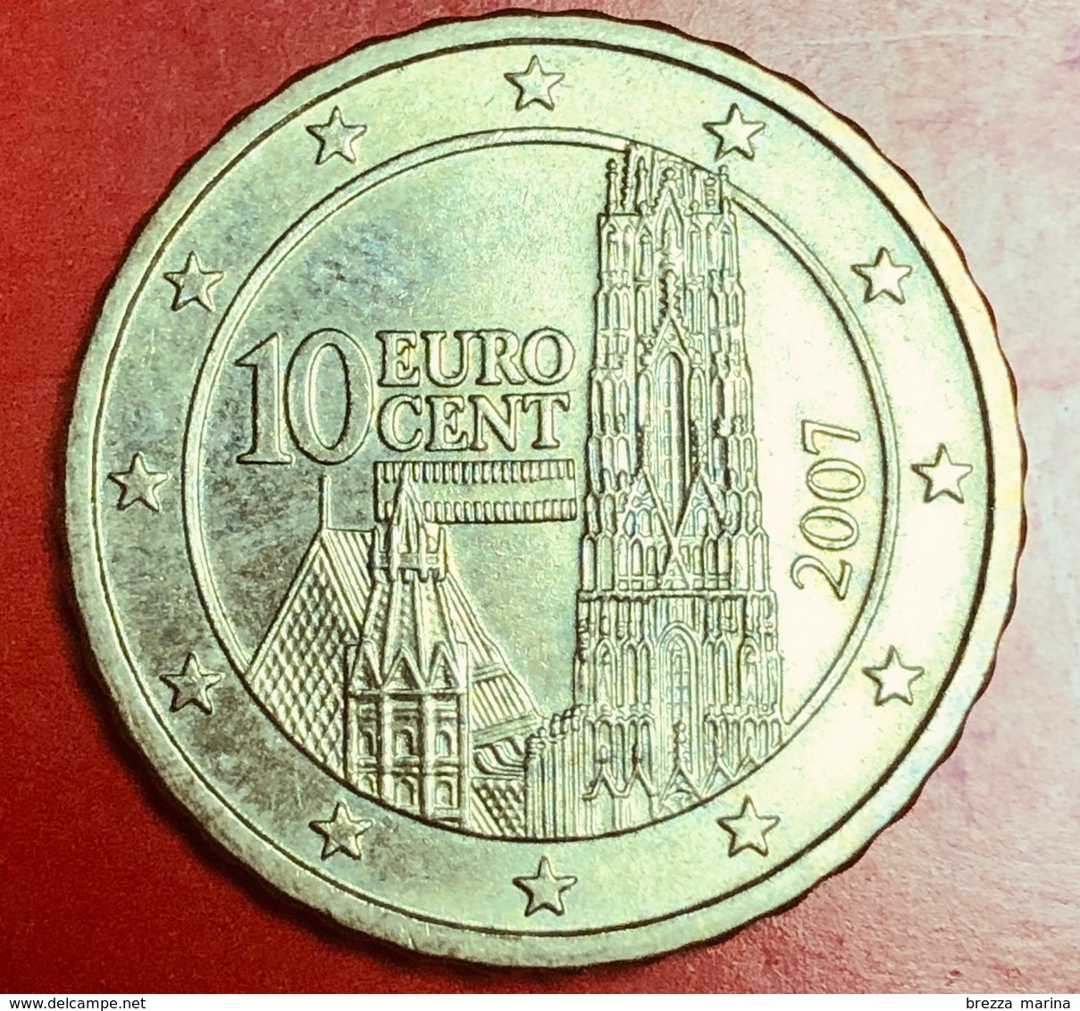 AUSTRIA - 2007 - Moneta - Cattedrale Di Santo Stefano - Euro - 0.10 - Austria