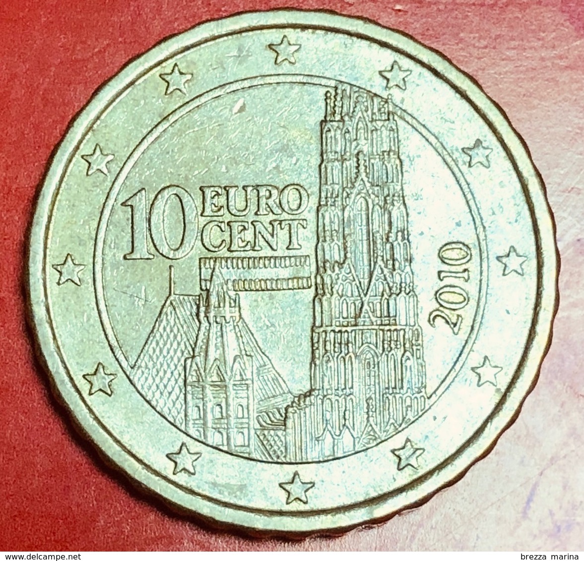 AUSTRIA - 2010 - Moneta - Cattedrale Di Santo Stefano - Euro - 0.10 - Austria