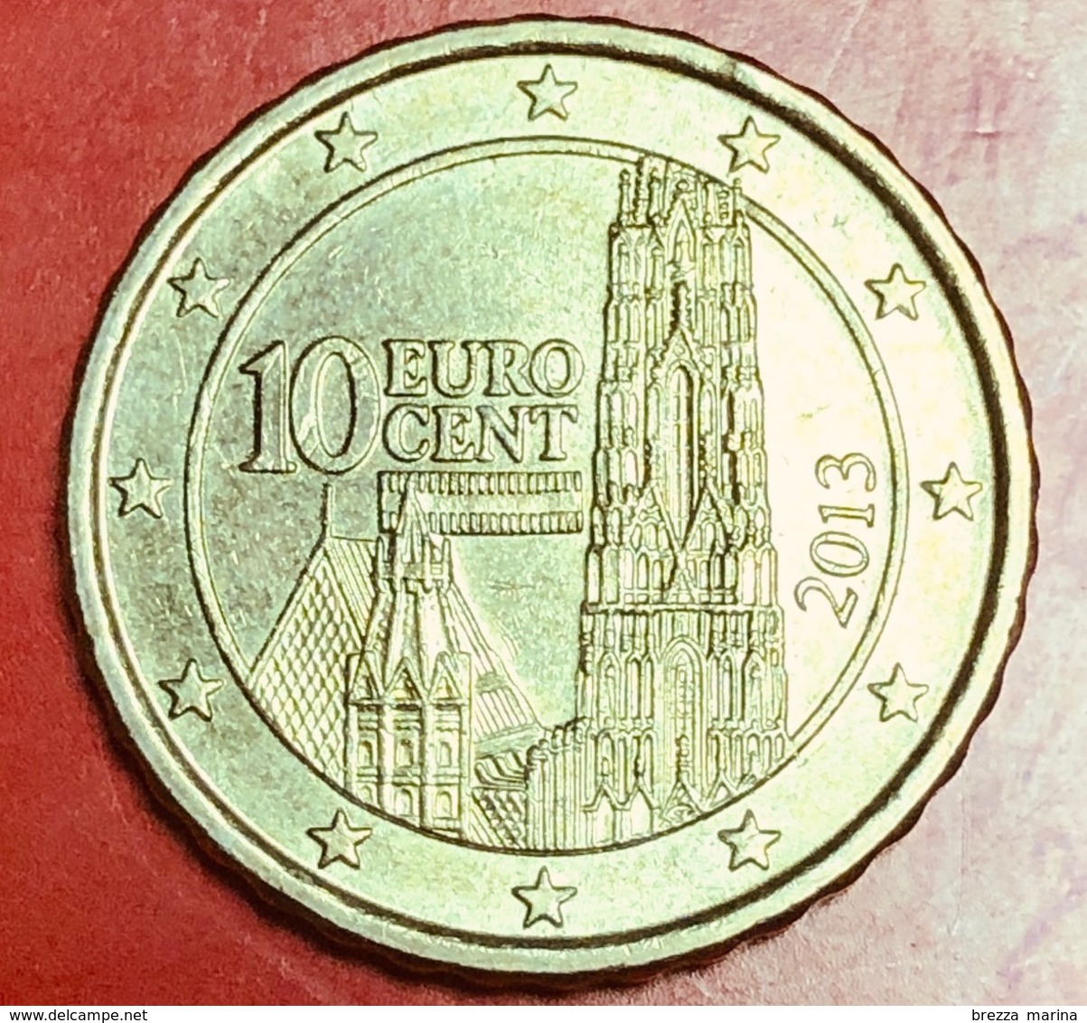 AUSTRIA - 2013 - Moneta - Cattedrale Di Santo Stefano - Euro - 0.10 - Austria