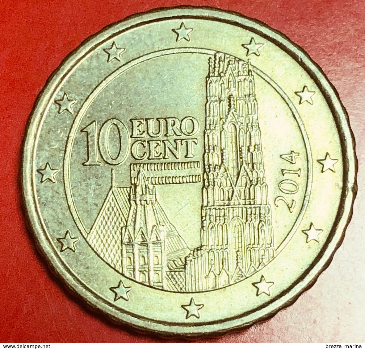 AUSTRIA - 2014 - Moneta - Cattedrale Di Santo Stefano - Euro - 0.10 - Austria