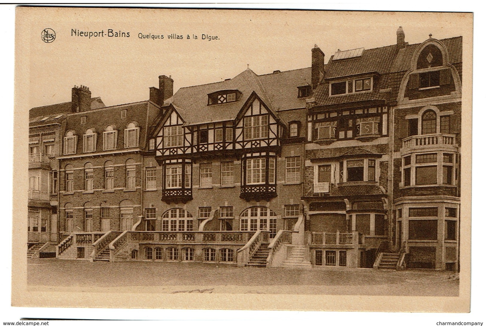 Nieuport-Bains - Quelques Villas à La Digue - Edit. Agence Pylyser - 2 Scans - Nieuwpoort