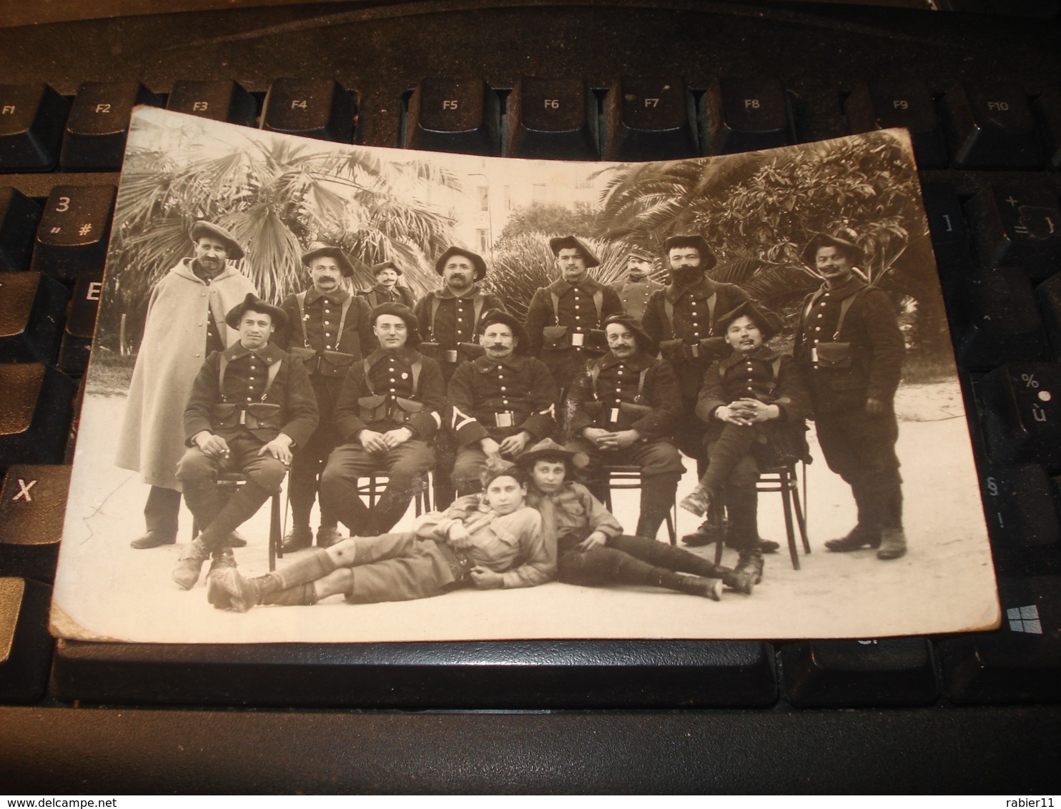CARTE PHOTO 6 EM CHASSEUR ALPIN  FRANCAIS  1914 1918 - Weltkrieg 1914-18