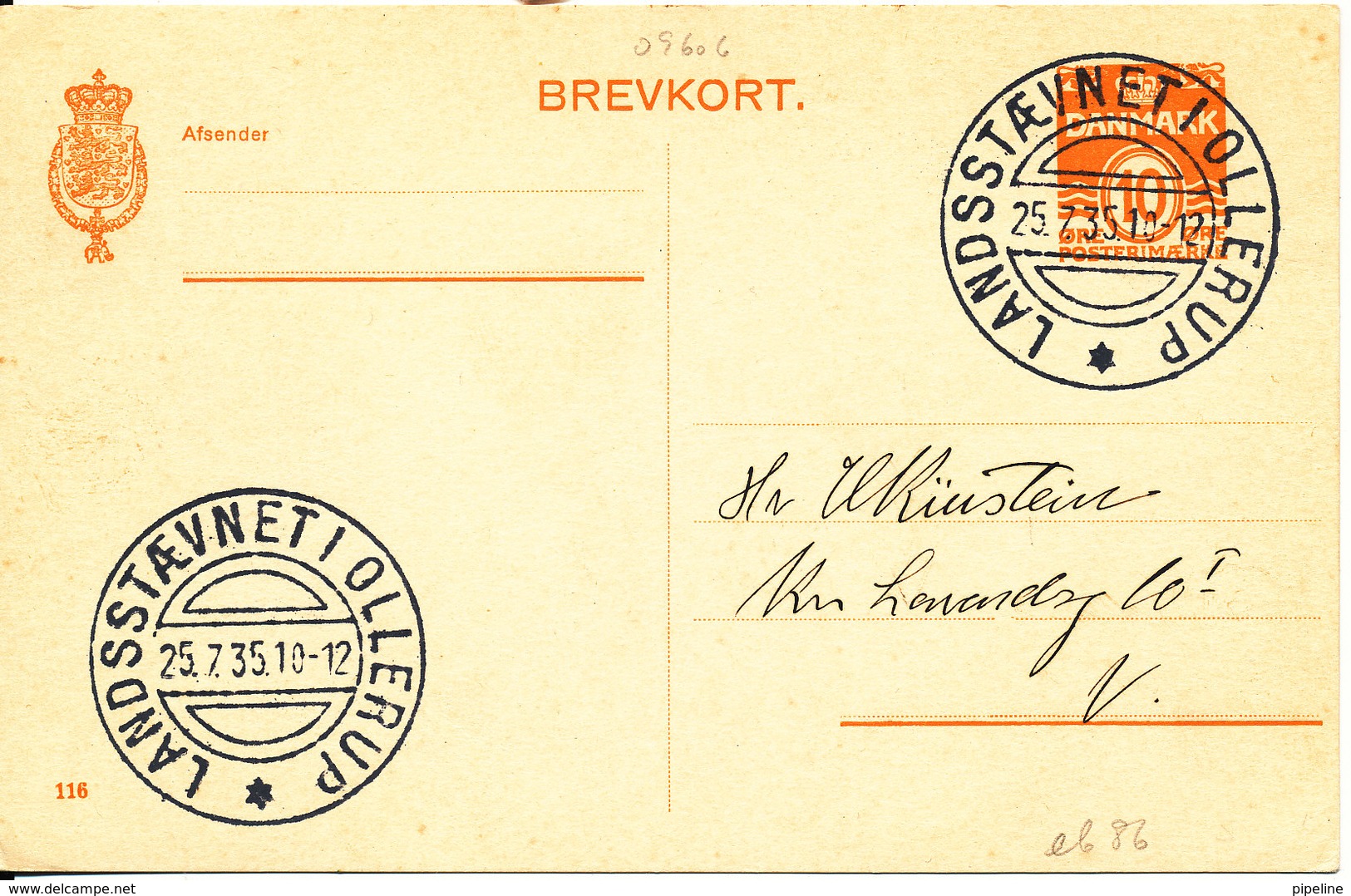 Denmark Lettercard Landsstävnet I Ollerup 25-7-1935 - Covers & Documents