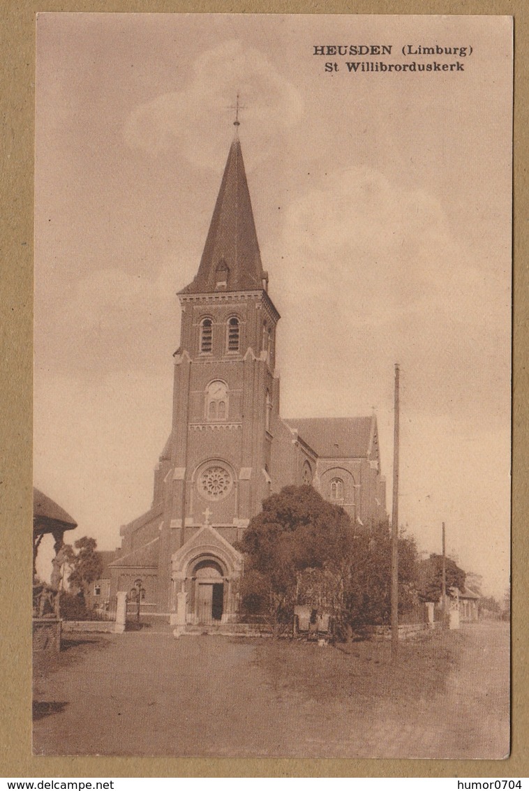 HEUSDEN  (Limburg) St Willibrorduskerk (zie Ook Beschrijving) - Heusden-Zolder