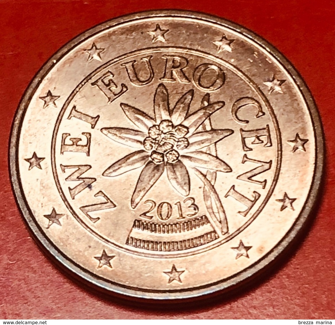 AUSTRIA - 2013 - Moneta - Stella Alpina - Euro - 0.02 - Austria