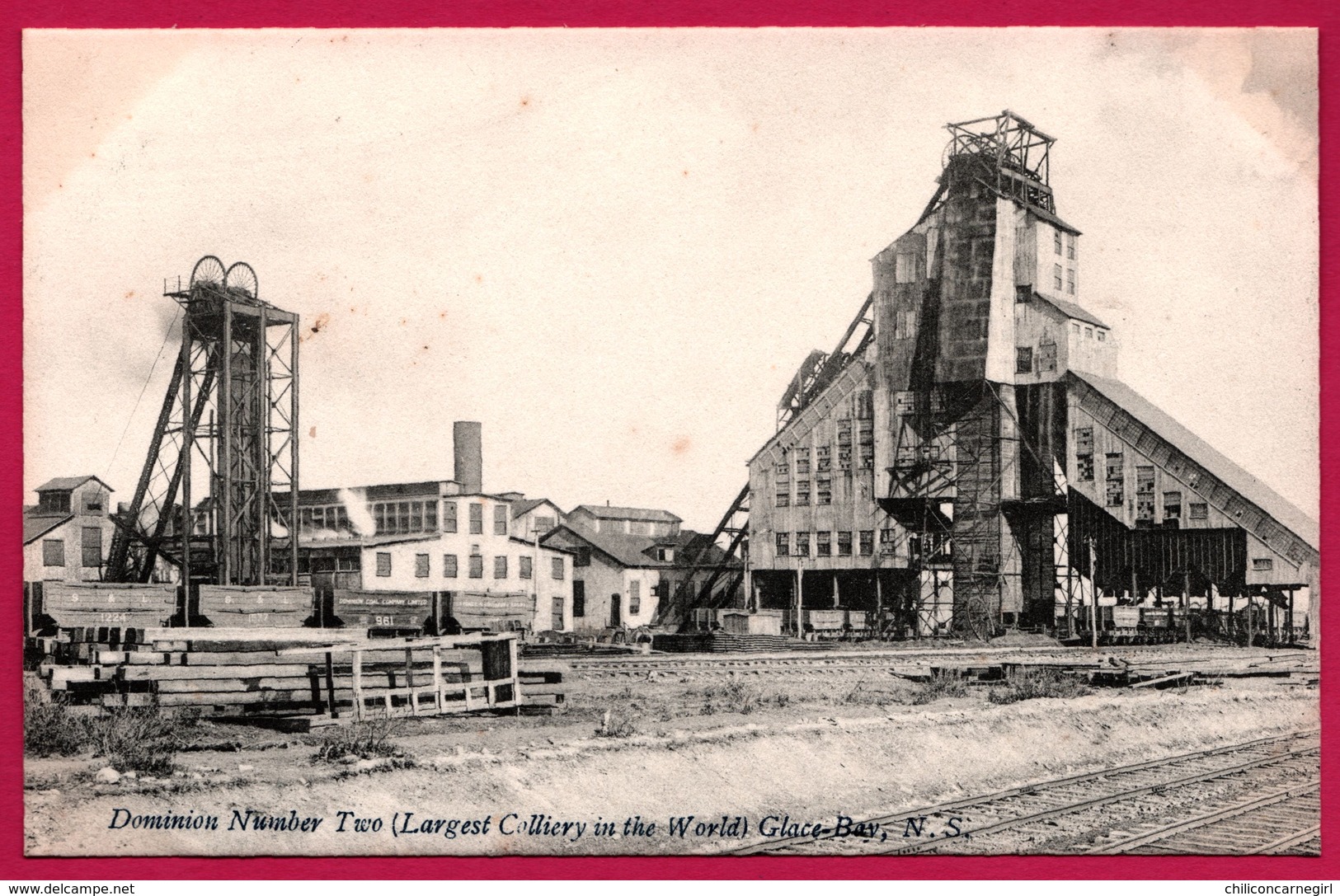 Dominion Number Two - Largest Colliery In The World - Glace Bay . N. S. - Plus Grande Mine De Charbon Au Monde - Cape Breton