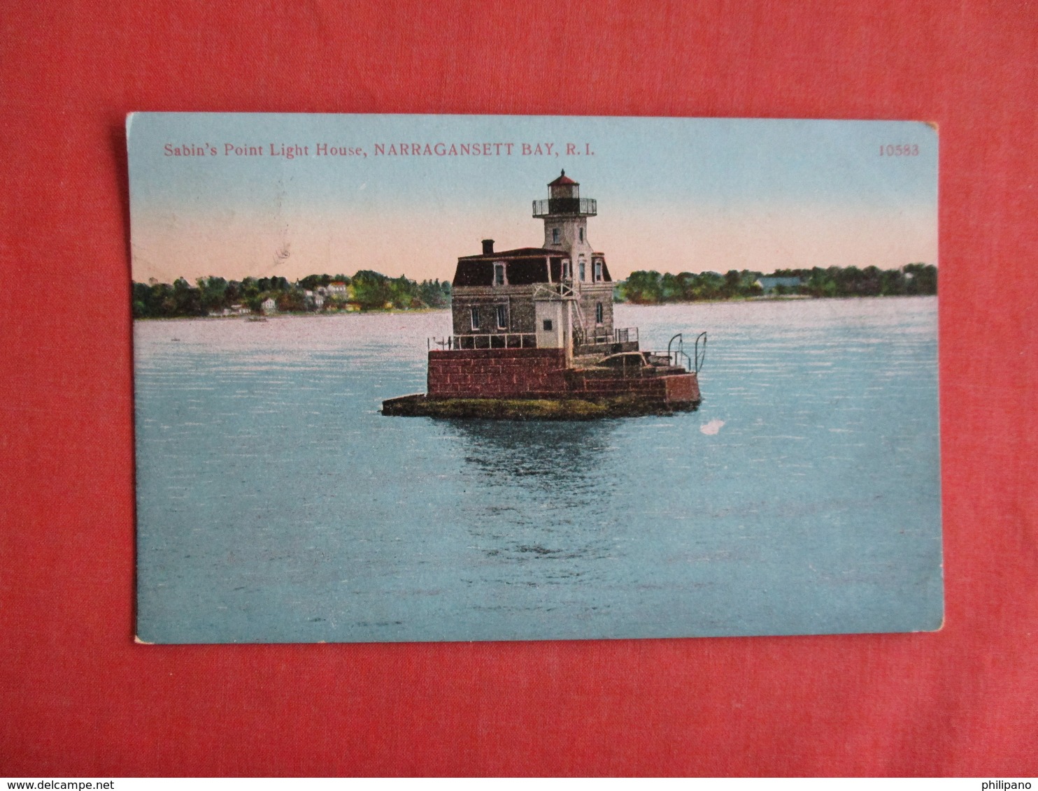 Sabin's Point Light House Narragansett Bay - Rhode Island  Ref 3151- - Altri & Non Classificati