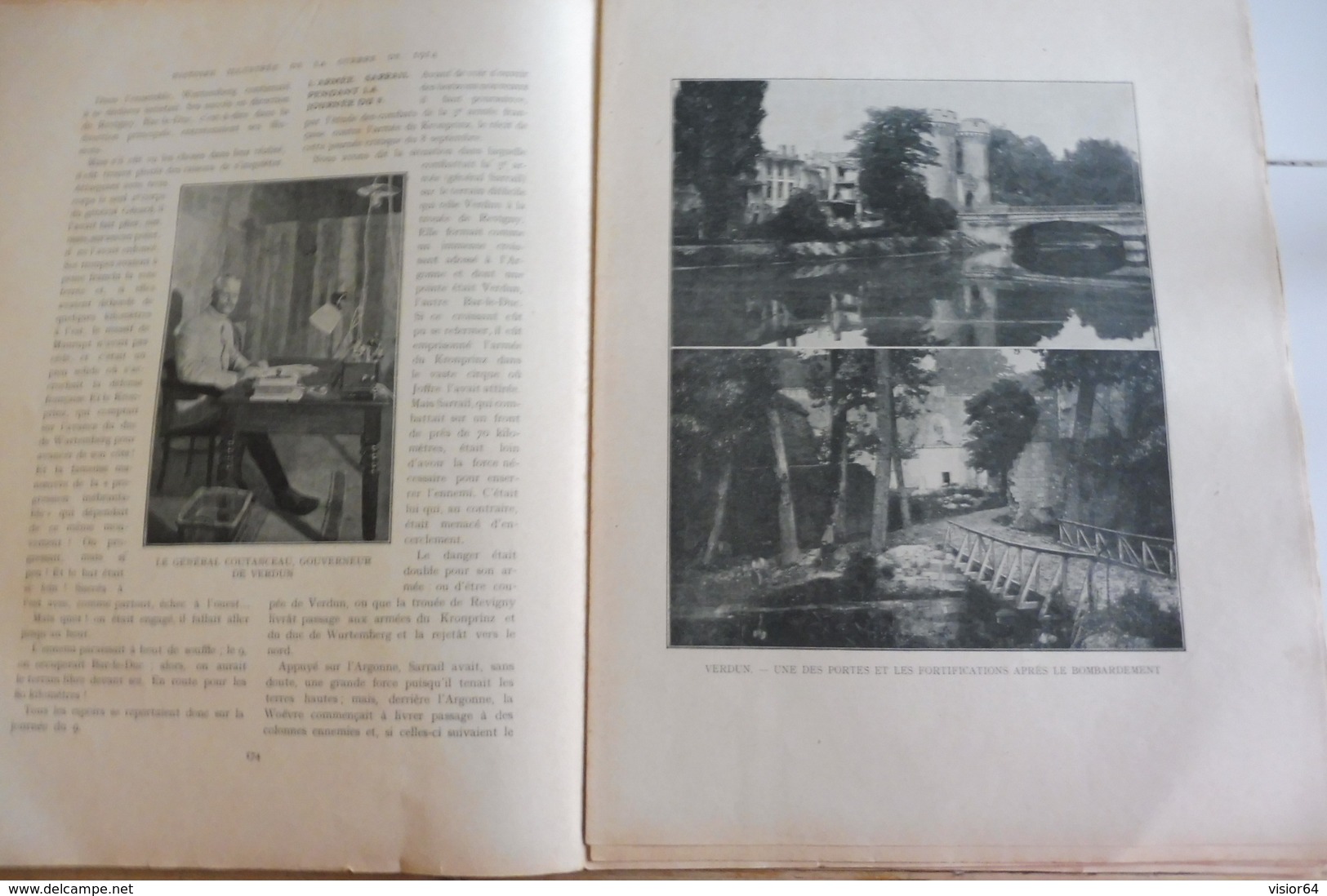 140 141-Histoire Illustrée Guerre 1914-FERME DE LA  VAUX MARIE-REVIGNY-TROYON-LOUPPY LE CHATEAU-ISLETTES-CLERMONT EN ARG - Français