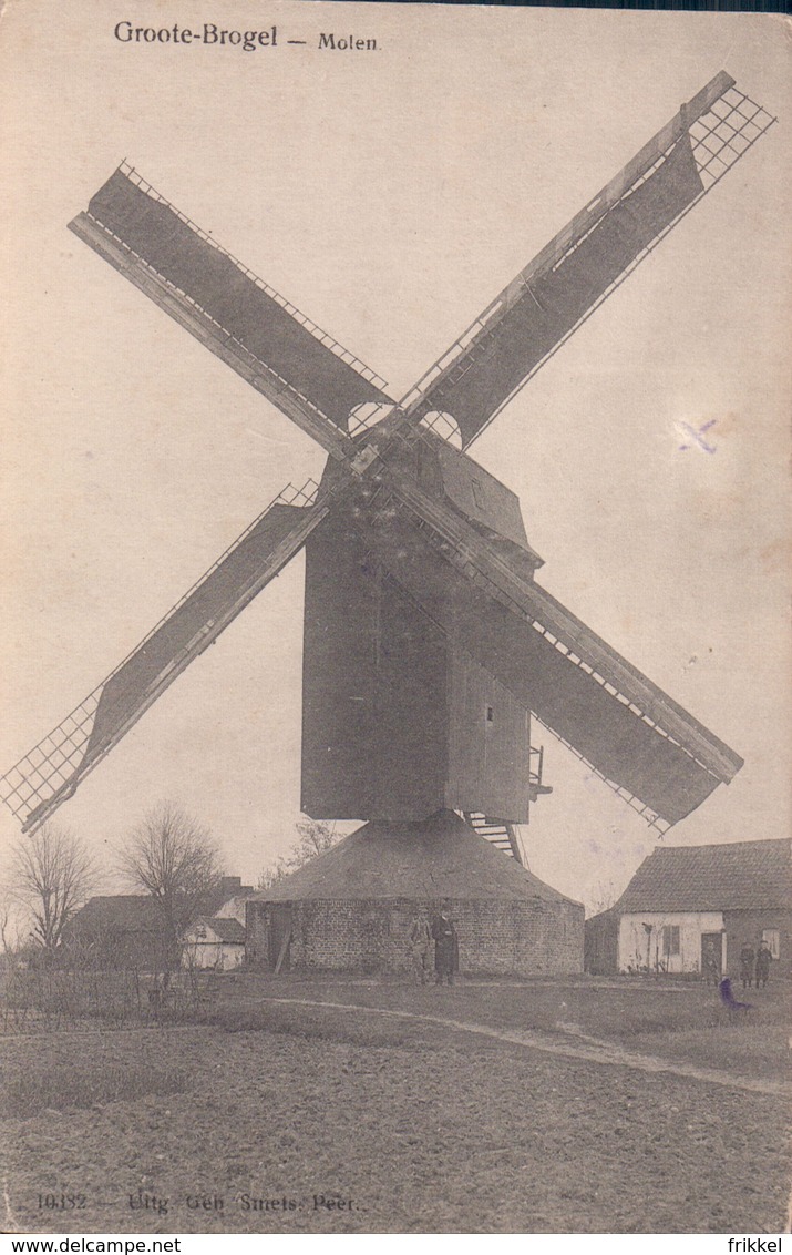 Groote-Brogel Molen (Moulin Windmolen) Grote Brogel - Peer