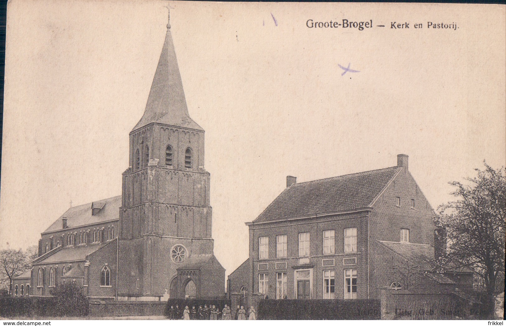 Groote-Brogel Kerk En Pastorij Grote Brogel - Peer