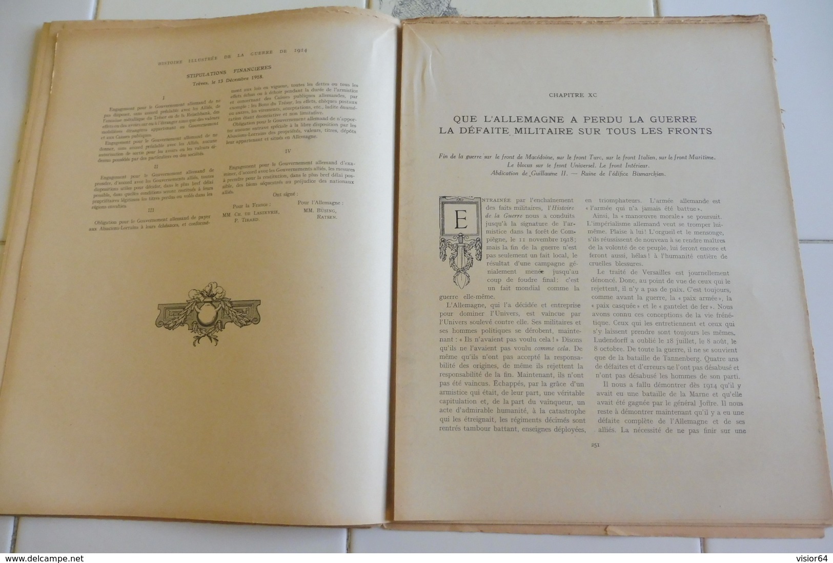 220-221-222 223-L’Histoire illustrée Guerre 1914 Victoire-Armistice-Sambre-Oise-Chesne Buzancy-Lorraine-Prisonniers-