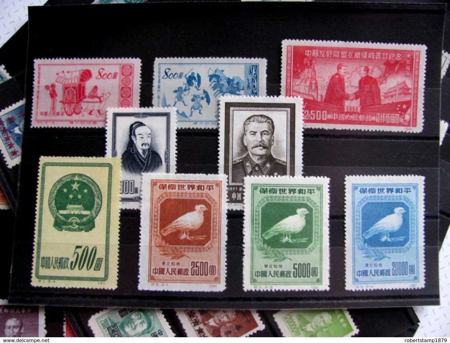 Lot stamps of China