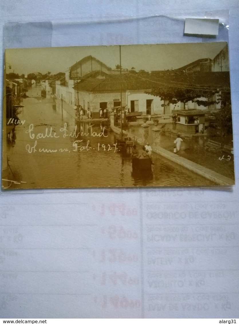 México Villahermosa Real Photo The Floods 1927 - Mexico