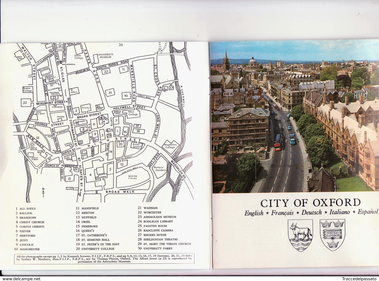 OPUSCOLO ILLUSTRATO 1973 CITY OF OXFORD - SOUVENIR BOOK - BUCH - LIVRE DE SOUVENIR - "PRIDE OF BRITAIN" - PITKIN P. - Oggetti 'Ricordo Di'