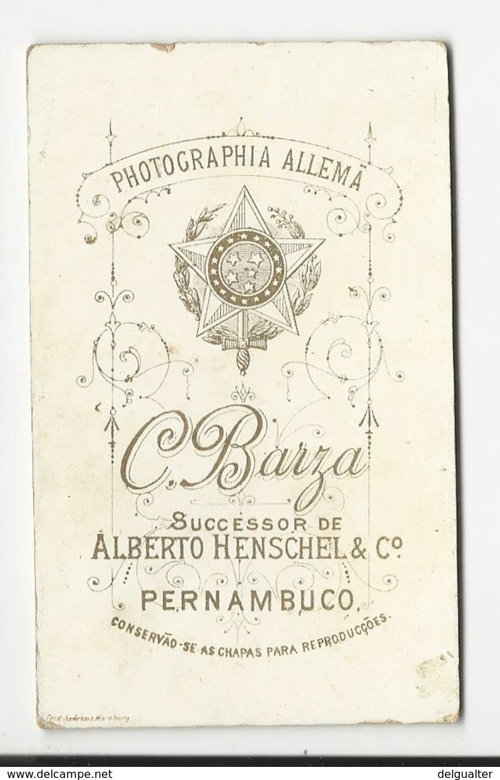 Photograph(10.5x6cm~) C. Barza * Pernambuco * Brazil - Anciennes (Av. 1900)