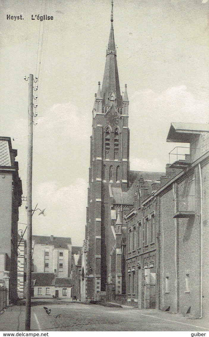 Heyst L'église En 1911 - Heist