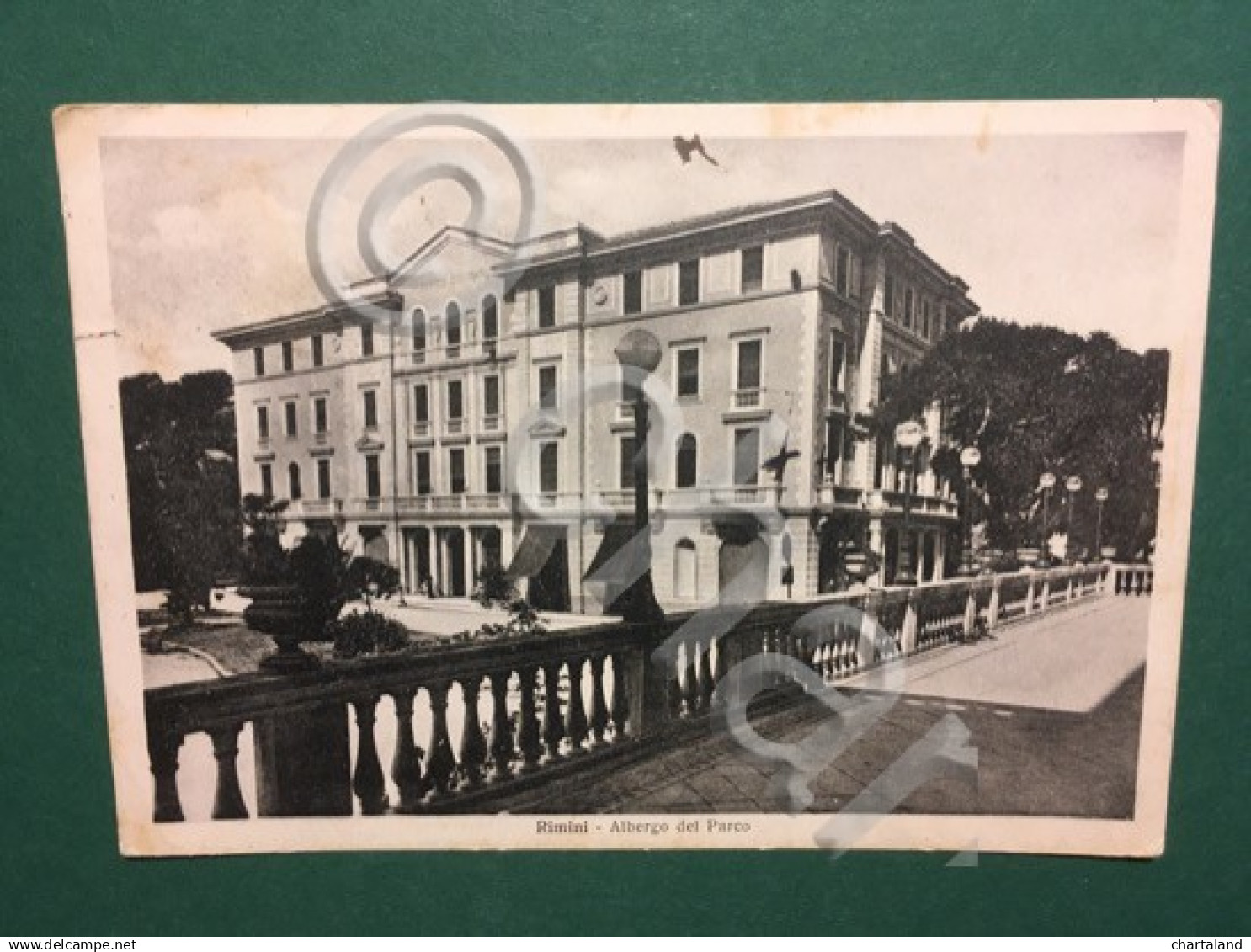 Cartolina  Rimini - Albergo Del Parco- 1929 Ca - Rimini