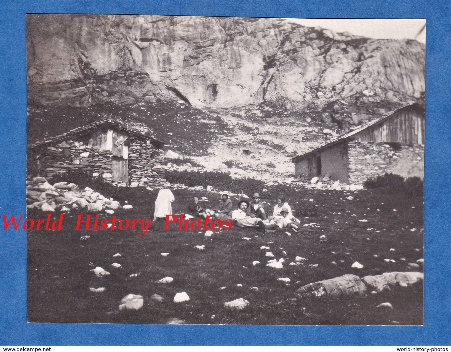 Photo Ancienne - Désert De Platé ( Haute Savoie ) Sixt Fer à Cheval - Chalet / Refuge - 1924 - Magland Passy Sallanches - Lieux