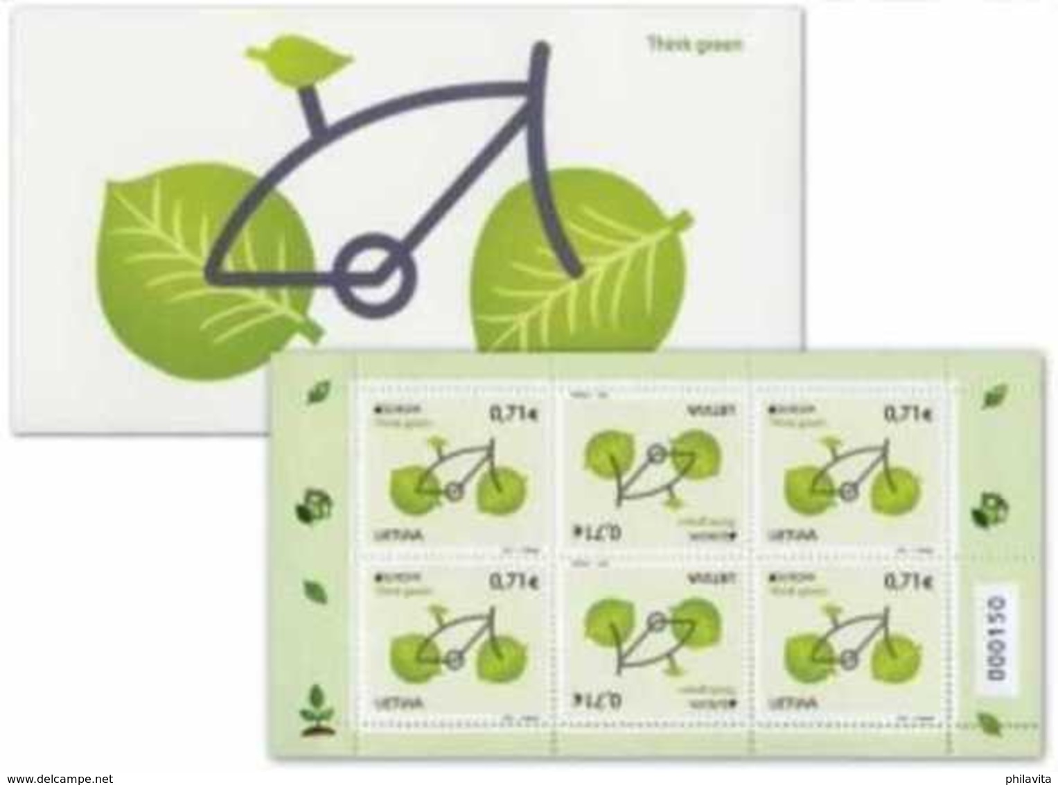 2016 Lithuania Europa CEPT - Thinking Green - Booklet Of 6 V Paper - MNH**  MiNr. 1217 - Litauen