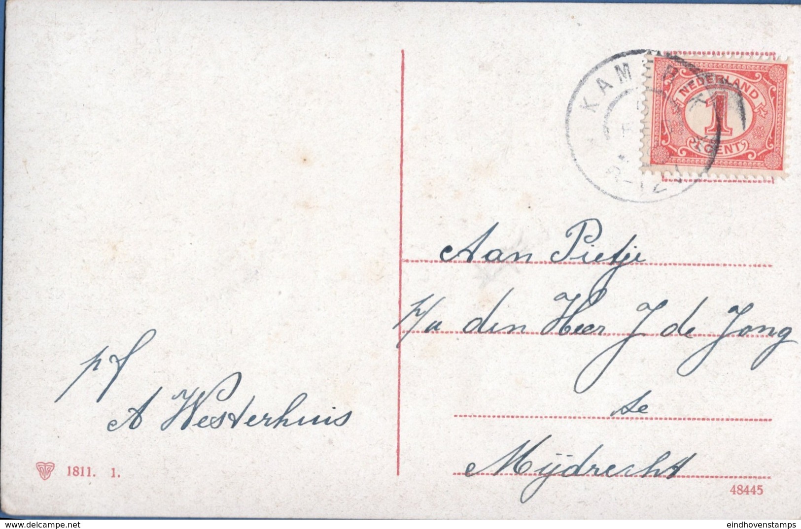 Netherlands, Grootrond Postmark Kamerik, 5 FEB 08, Picturecard - Brieven En Documenten