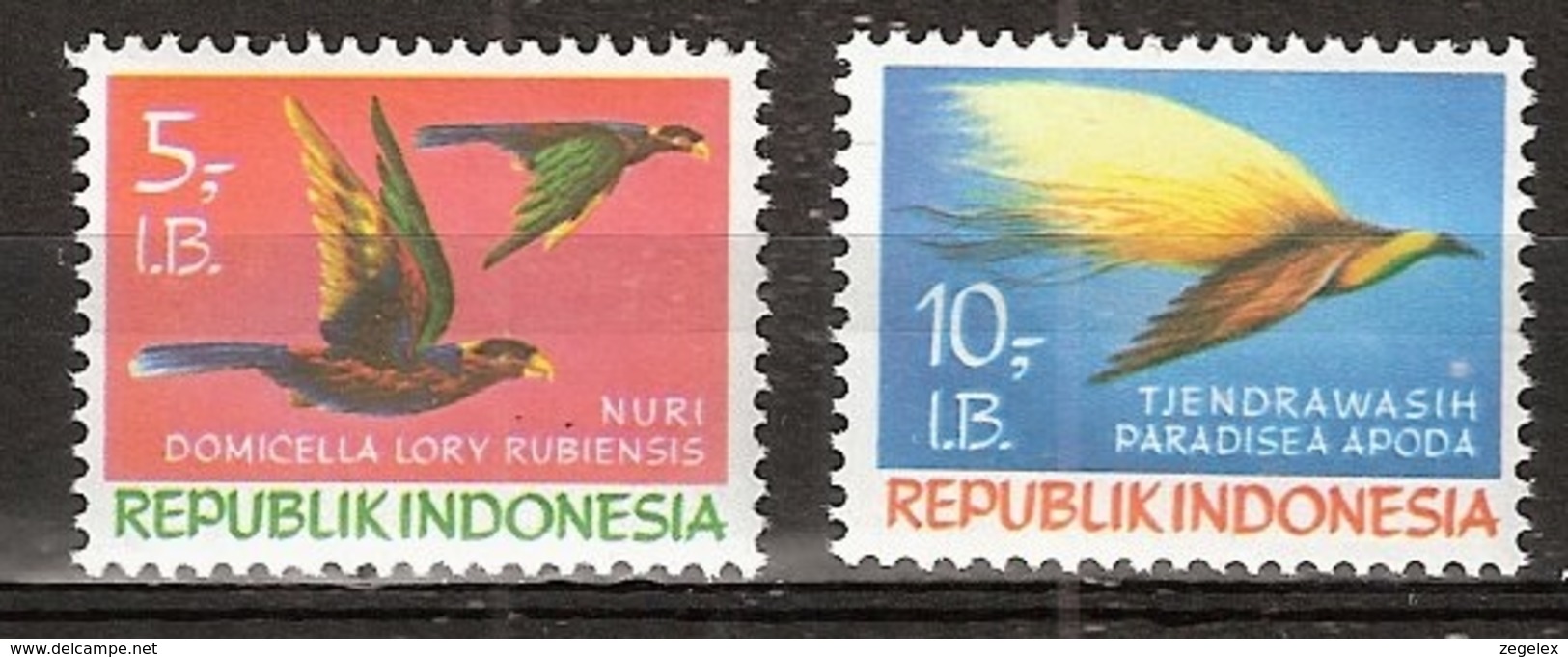 Indonesia 1970 Irian Barat -Birds, Oiseaux Yv 41-42. MNH** Postfrisch - Indonesië