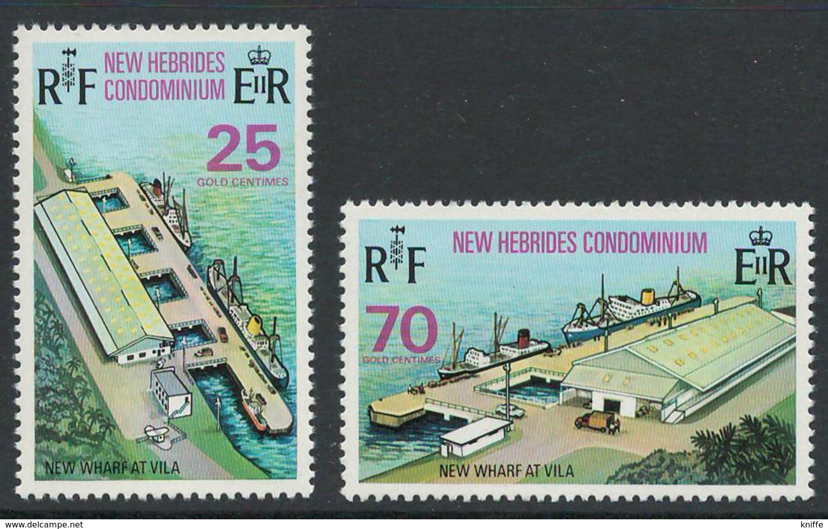 New Hebrides 1973 Opening Of New Wharf At Villa - MNH - I-47 - Unused Stamps