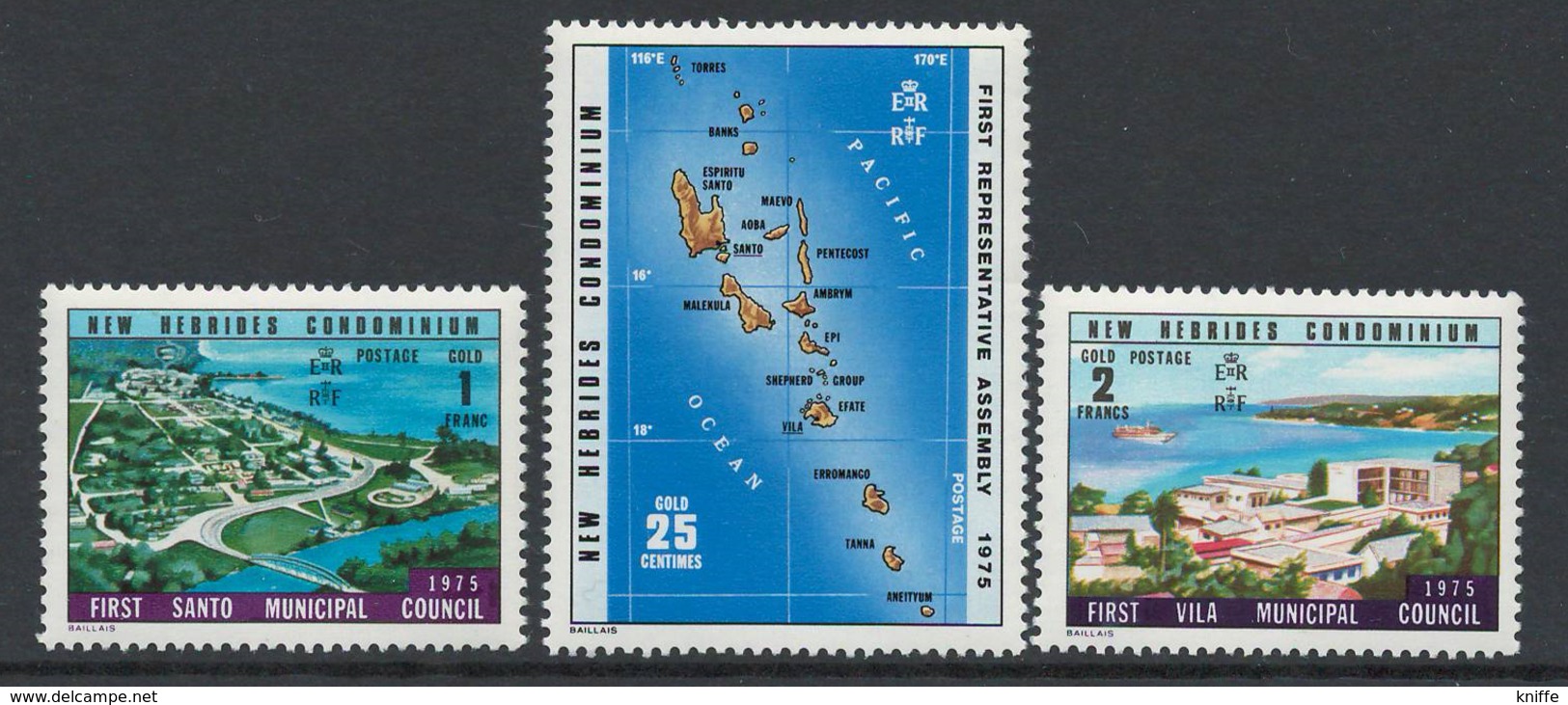 New Hebrides 1976 The 1st Anniversary Of The National Assembly - MNH - I-61 - Unused Stamps