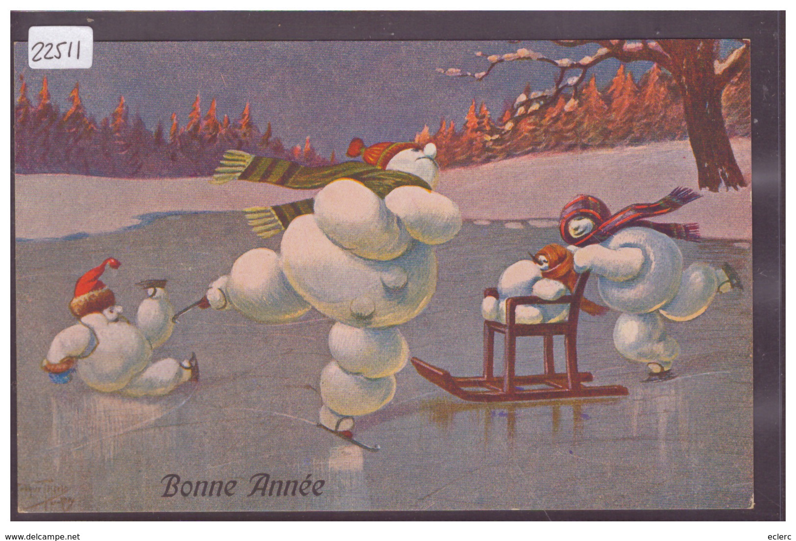 BONHOMME DE NEIGE - PAR ARTHUR THIELE - GDL  Nr 271/3 - TB - Thiele, Arthur