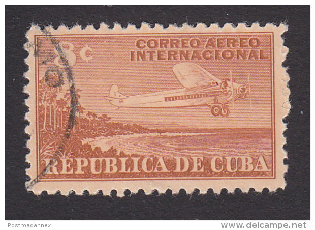 Cuba, Scott #C40, Used, Airplane, Issued 1948 - Luchtpost