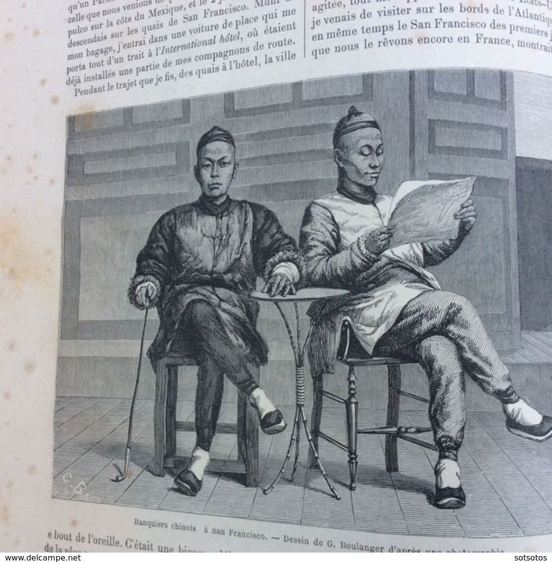 Eduard Charton - Le Tour Du Monde. Journal des Voyages - 1862 - Année complète 2 Vol.