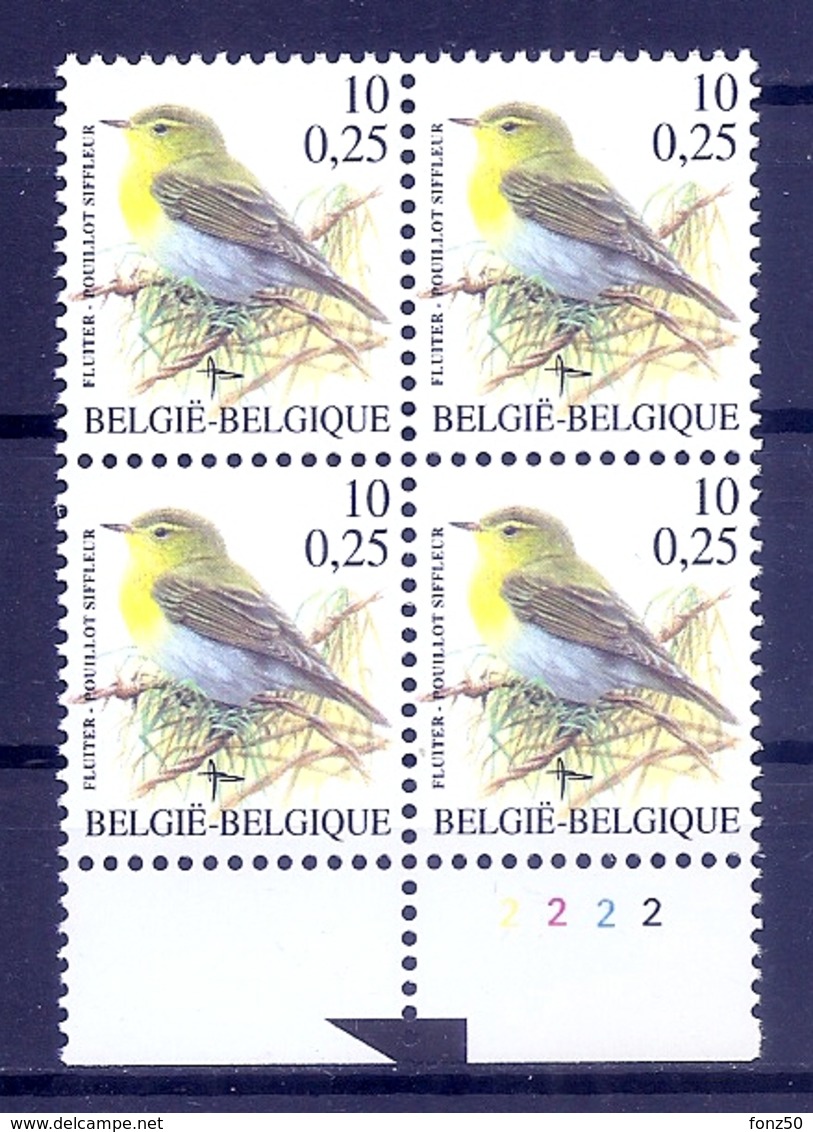 BELGIE * Buzin * Nr 2936  Plaatnr 2 * Postfris Xx * HELDER FLUOR  PAPIER - Andere & Zonder Classificatie