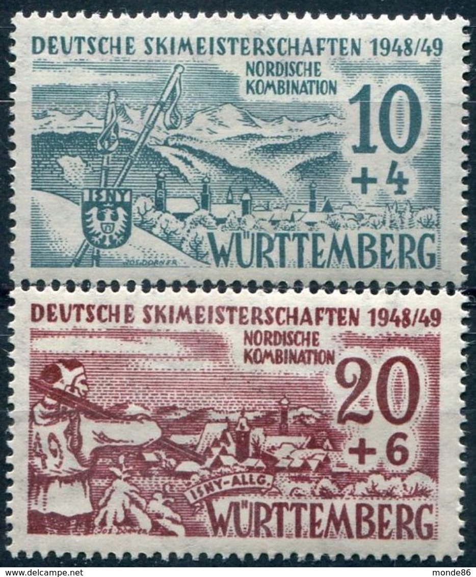 Wurtemberg - Y&T  N° 42-43 * - Autres & Non Classés