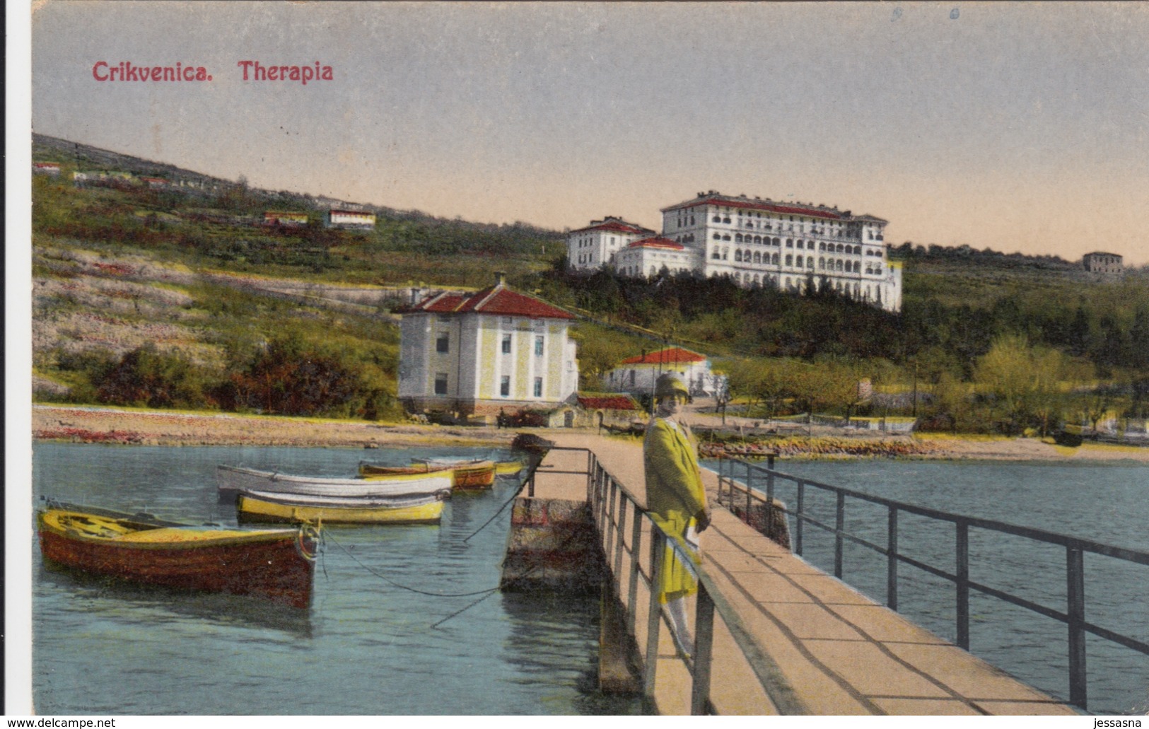 AK - Kroatien - Crikvenica - Am Steg Des Hotel Therapia - 1929 - Kroatien