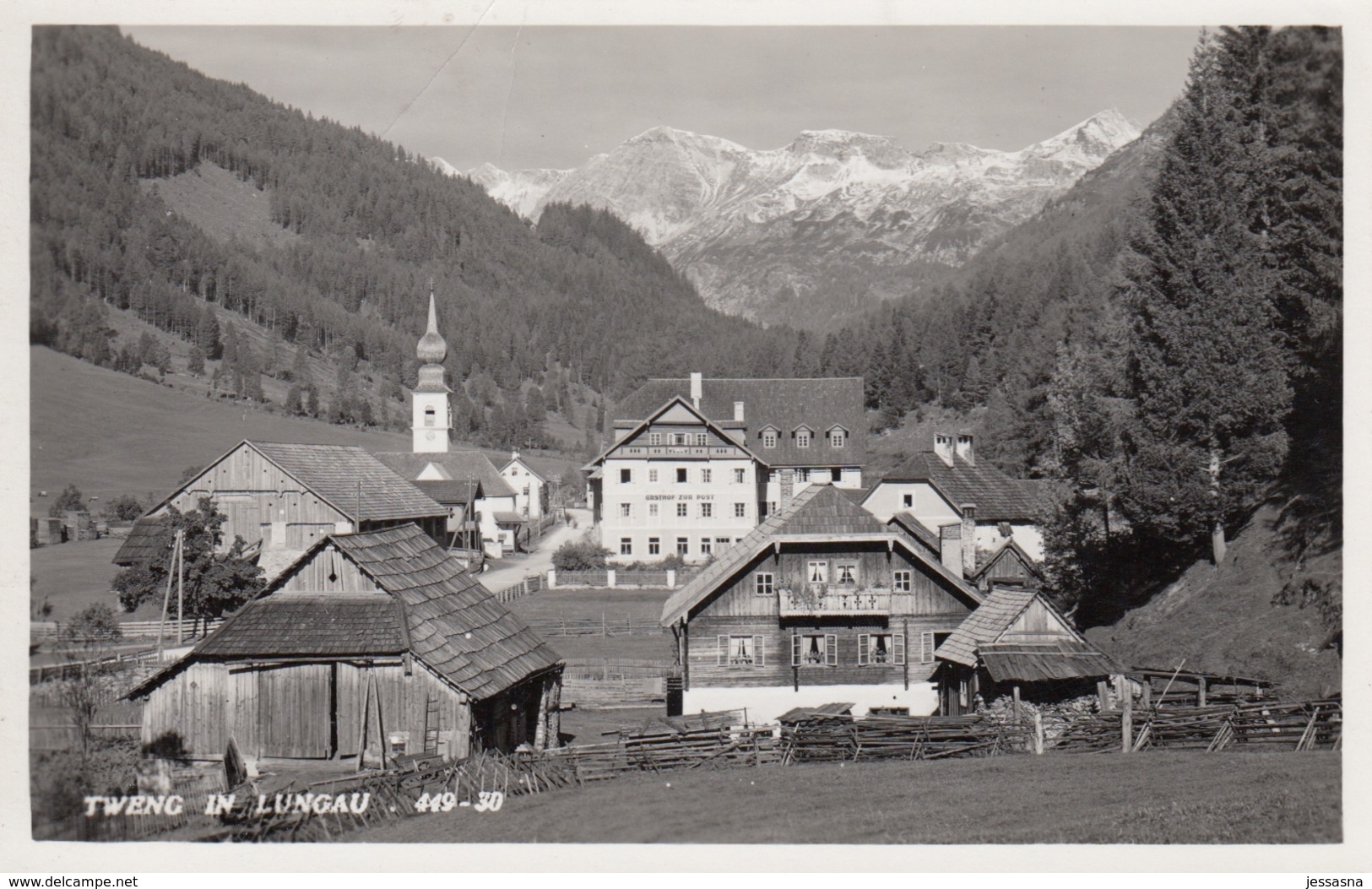 AK - Lungau - TWENG (Bez. Tamsweg)  - Ortsansicht - 1938 - Tamsweg