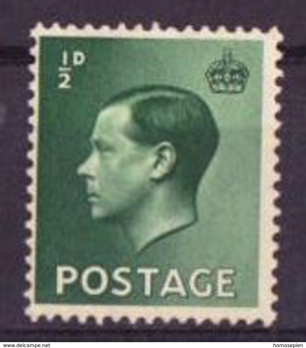 Grande Bretagne - Great Britain - Großbritannien 1936 Y&T N°205 - Michel N°193 *** - 0,5p Edouard VIII - Unused Stamps