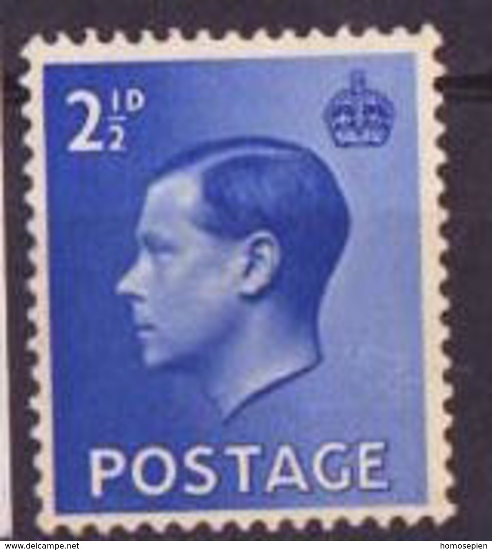 Grande Bretagne - Great Britain - Großbritannien 1936 Y&T N°208 - Michel N°196 *** - 2,5p Edouard VIII - Nuevos