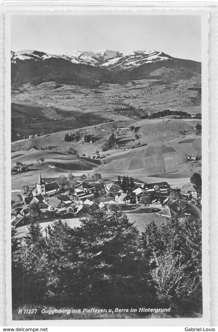 Guggisberg Mit Plaffeyen U. Berra Im Hintergrund - Guggisberg