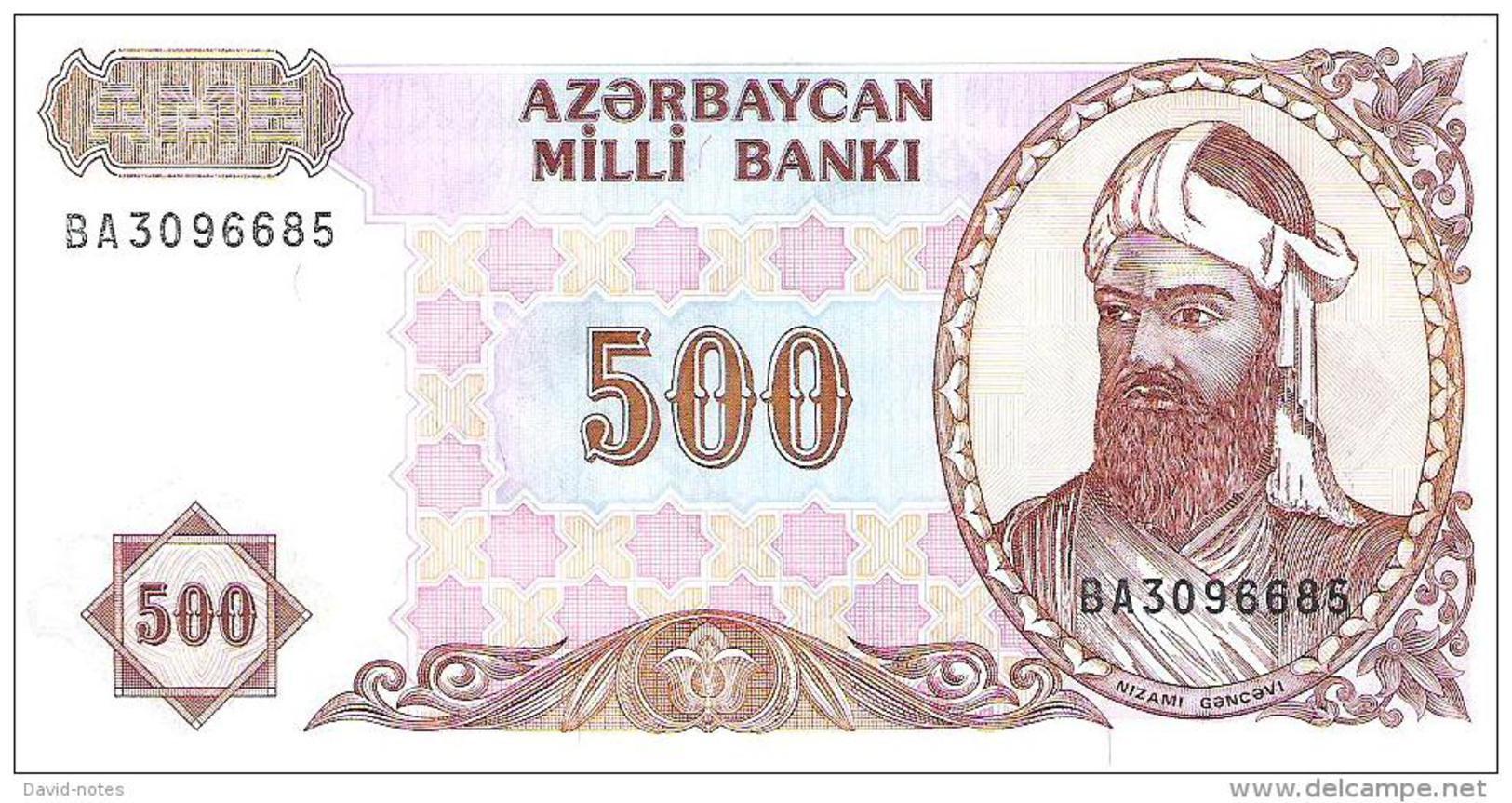 Azerbaijan - Pick 19b - 500 Manat 1993 - Unc - Azerbeidzjan