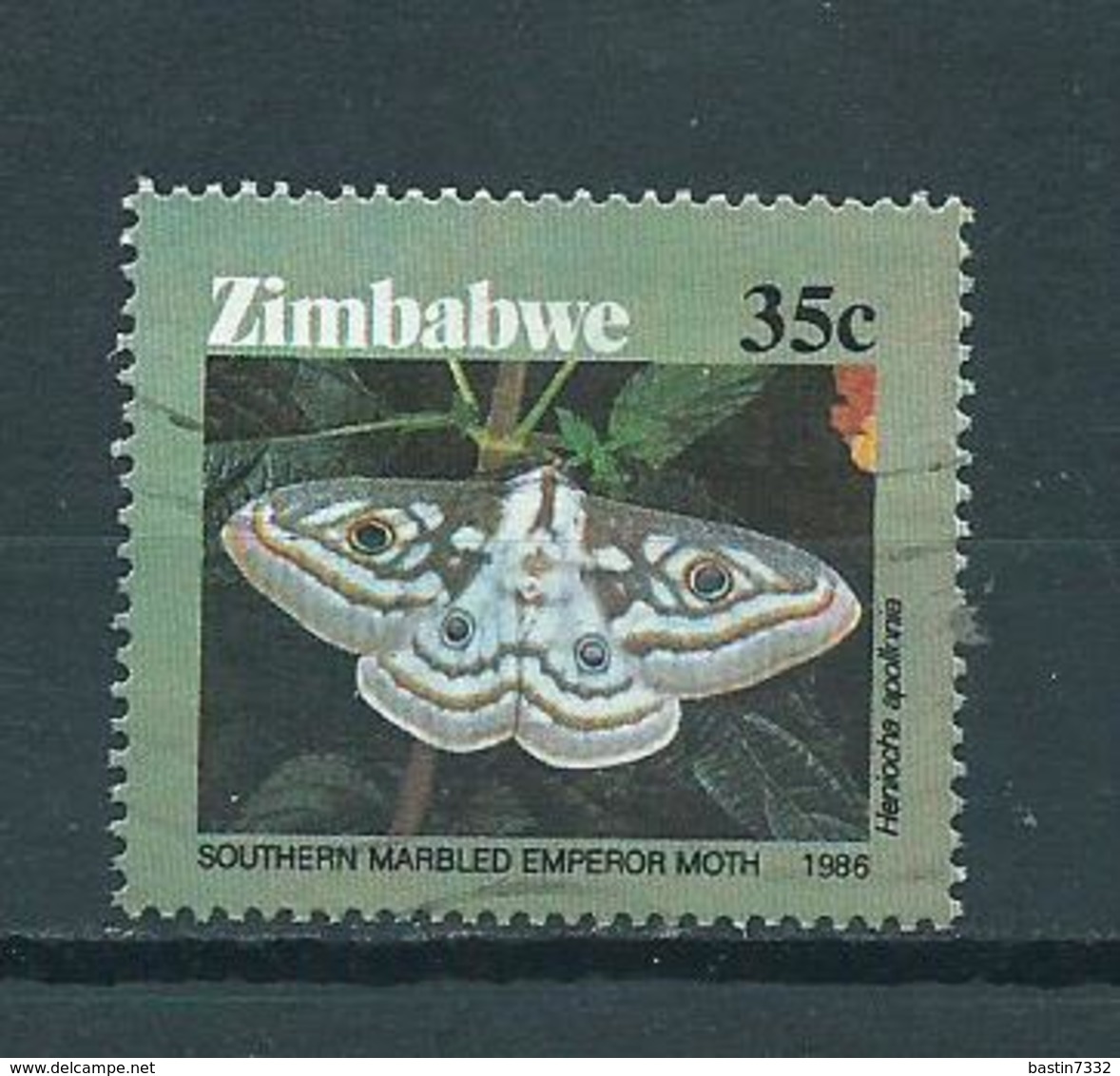 1986 Zimbabwe Vlinder,papillon,butterfly Used/gebruikt/oblitere - Zimbabwe (1980-...)