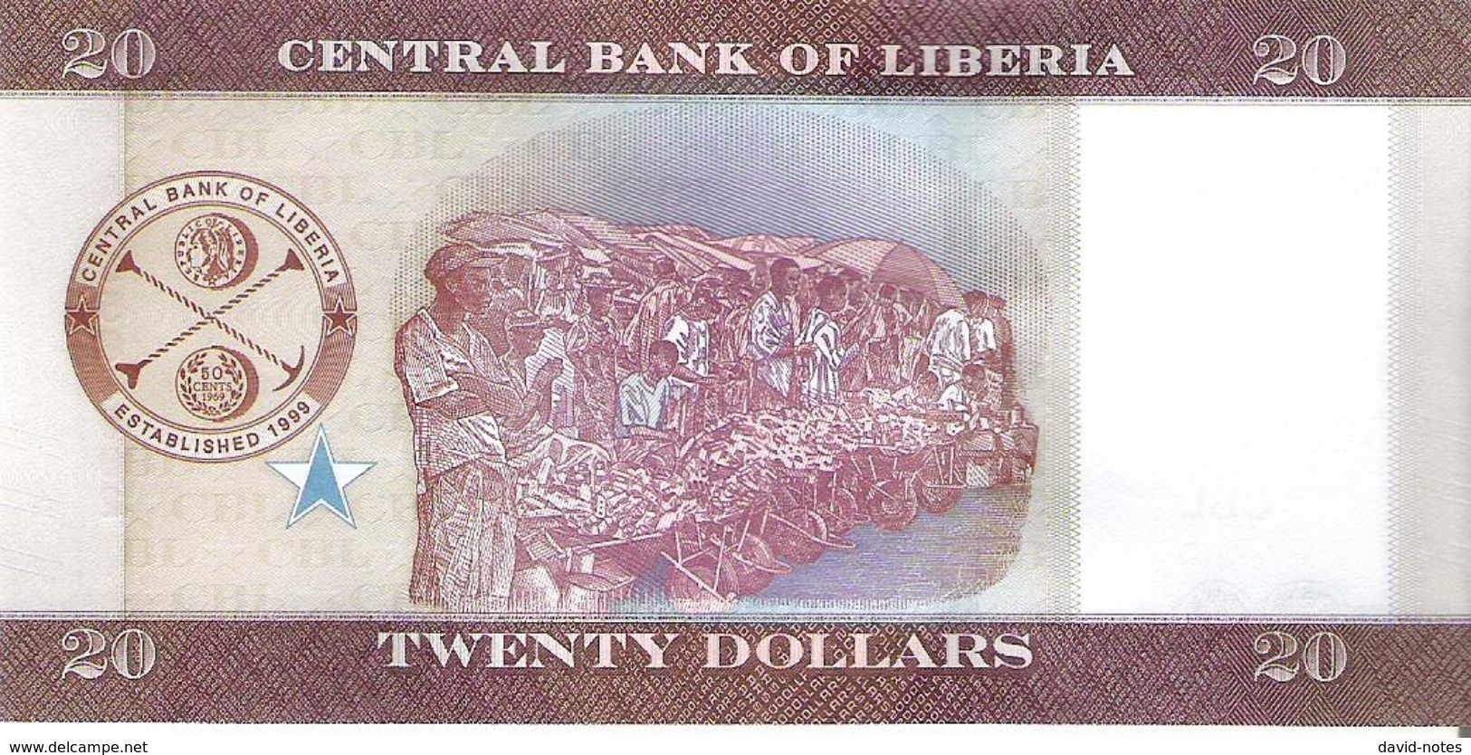 Liberia - Pick 33 - 20 Dollars 2016 - Unc - Liberia