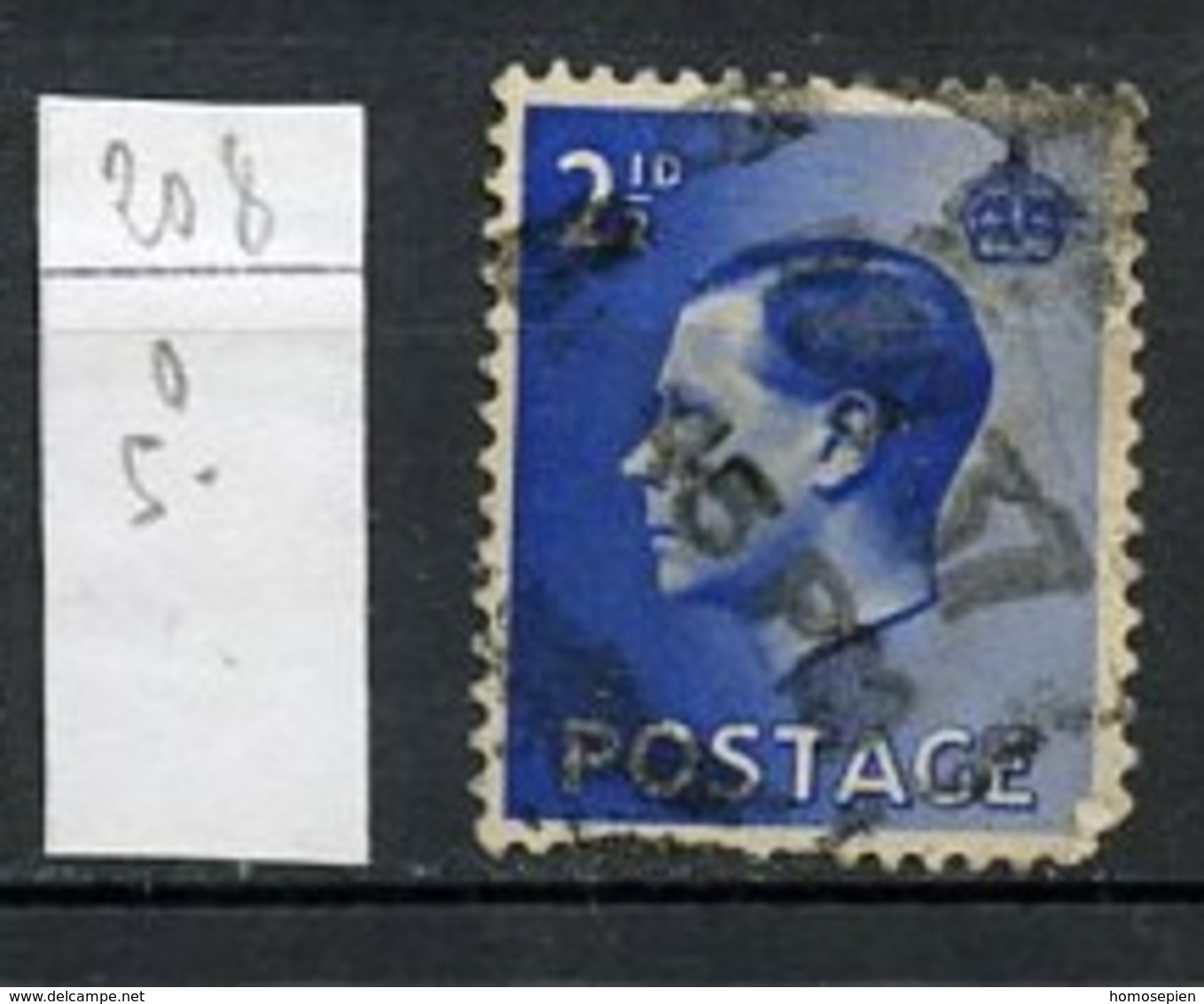 Grande Bretagne - Great Britain - Großbritannien 1936 Y&T N°208 - Michel N°196 (o) - 2p Edouard VIII - Used Stamps