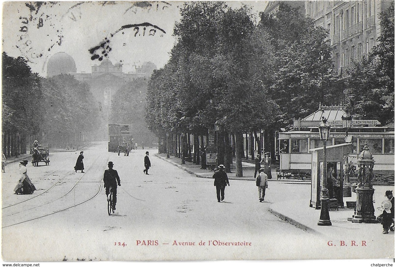 PARIS 75 SEINE 124 AVENUE DE L' OBSERVATOIRE EDIT. G.B.R.R. . JCT&DG - Lots, Séries, Collections