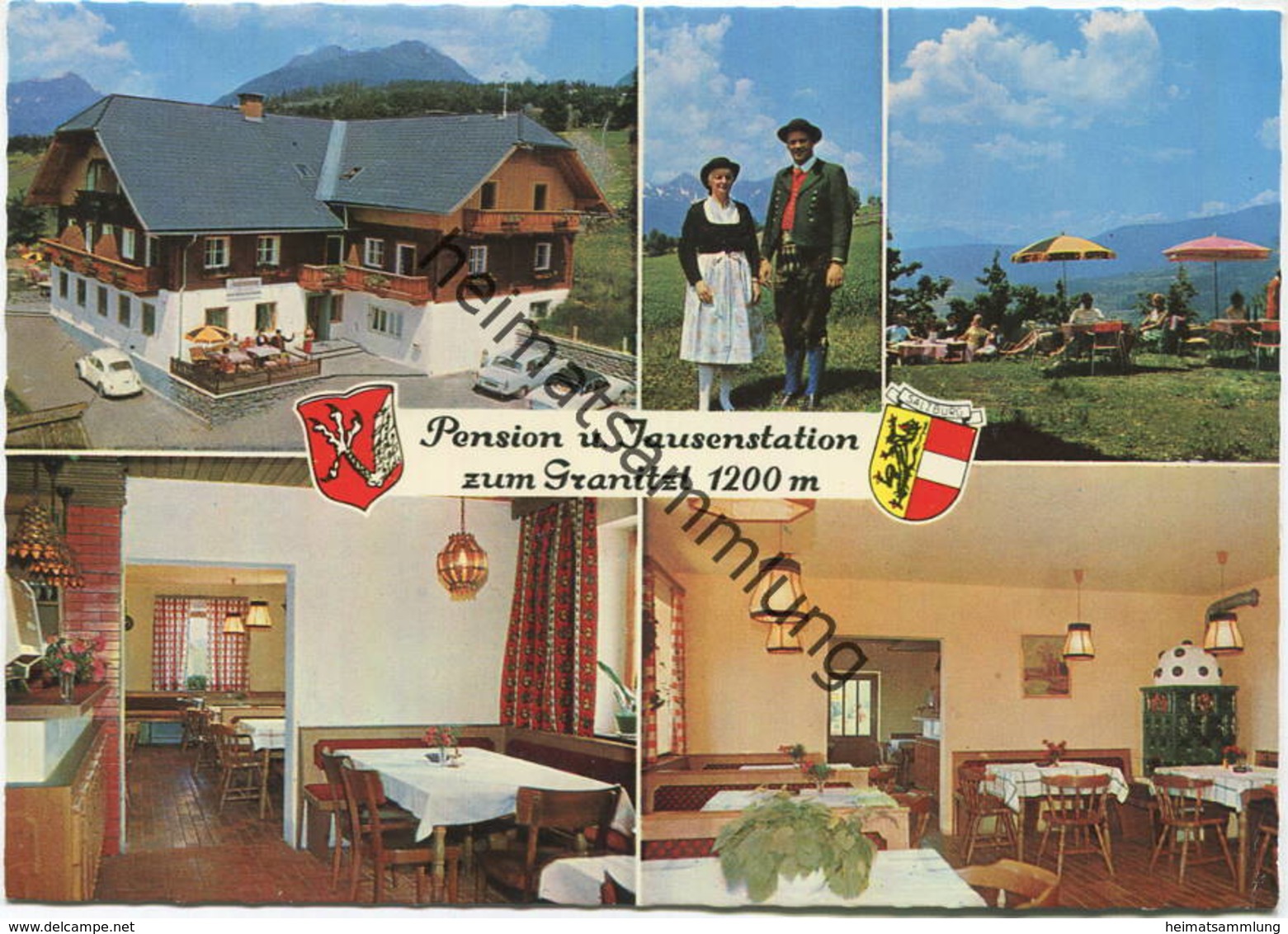 Mariapfarr - Pension Und Jausenstation P.B. Lechner - AK Grossformat - Verlag F. Hruby Zeltweg - Mariapfarr