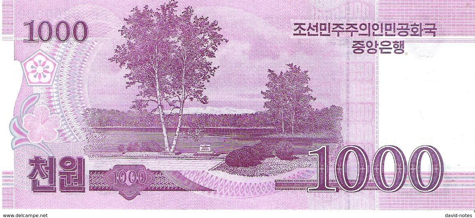 North Korea - Pick 64s - 1000 Won 2002 - 2009 - Unc - Specimen - Corea Del Nord