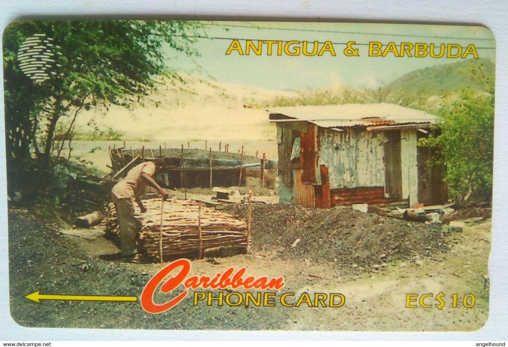 97CATC  Charcoal Burning  EC$10 - Antigua En Barbuda