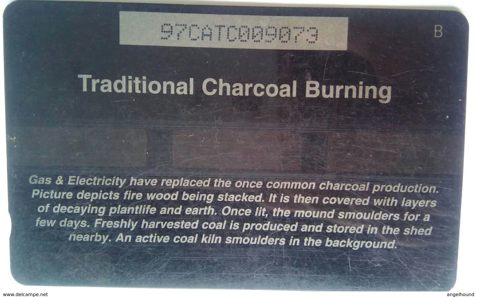 97CATC  Charcoal Burning  EC$10 - Antigua En Barbuda