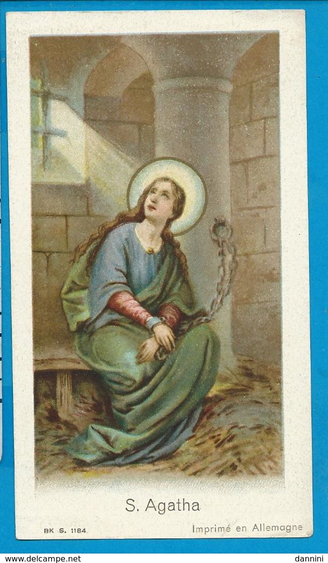 Holycard  St. Agatha - Andachtsbilder