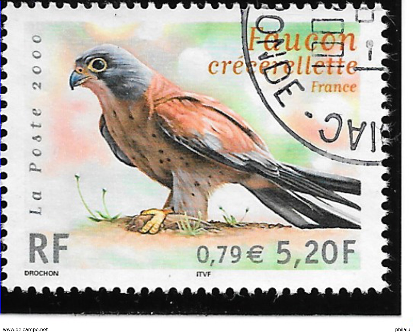 FRANCE 3361 Faucon Crécelle Oiseau Bird - Oblitérés