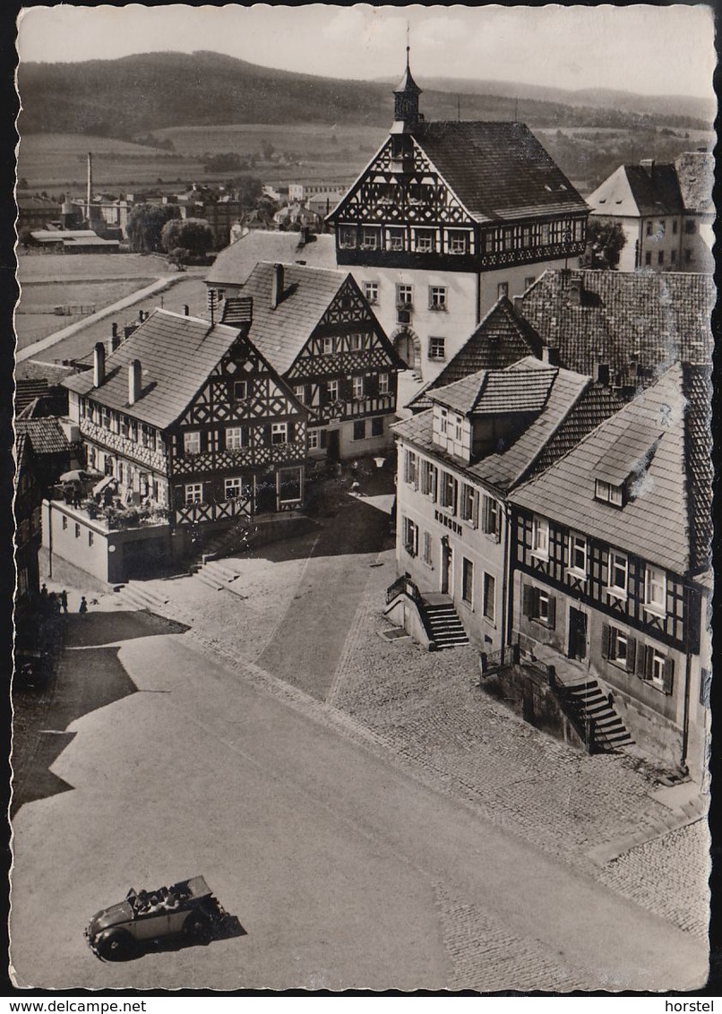 D-96224 Burgkunstadt Am Obermain - Marktplatz - Car - VW Cabrio - Lichtenfels