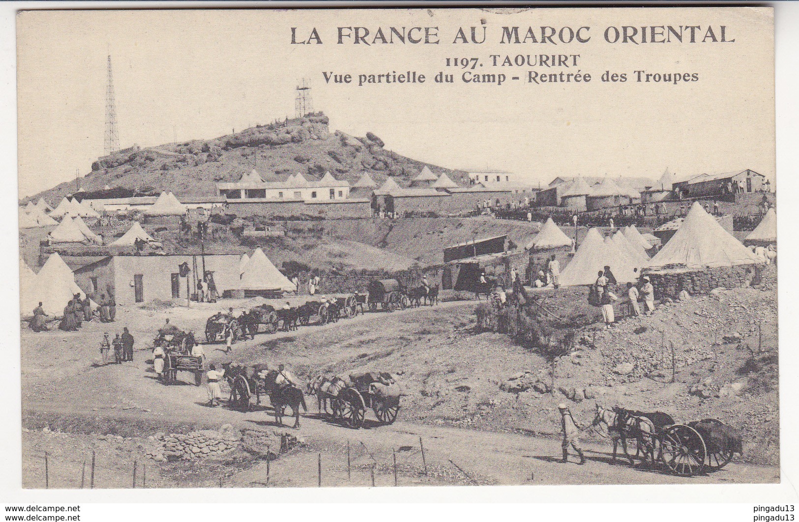 Au Plus Rapide Guerre 1914 18 Maroc Orient Taourirt Cachet Militaire 113 E Régiment Infanterie Le Capitaine 11 Sept 1915 - War 1914-18